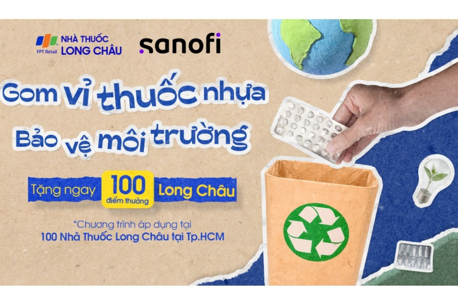 Đừng vứt bỏ vỉ thuốc cũ: Long Châu đang mua lại bằng điểm thưởng tại 100 điểm bán
