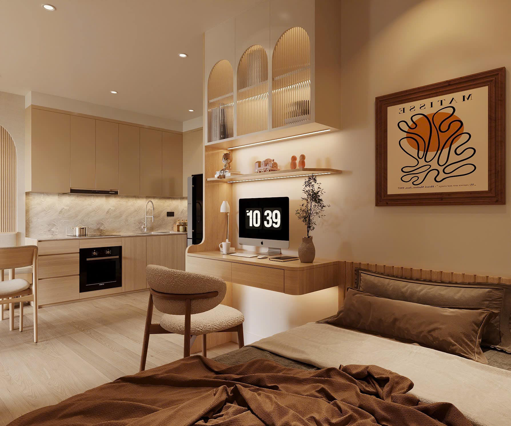 Sống trọn trong không gian đương đại đậm chất Japandi- Ảnh 2.