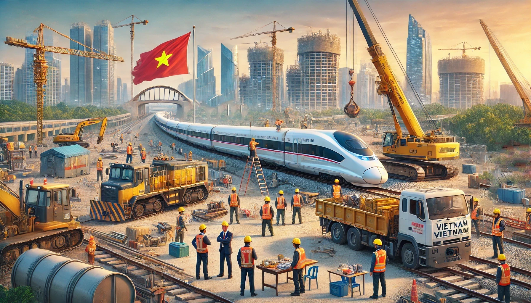 Một doanh nghiệp đề xuất xây tổ hợp chế tạo đầu máy, toa xe cho chuỗi dự án đường sắt 270 tỷ USD: Bộ Xây dựng nói gì?