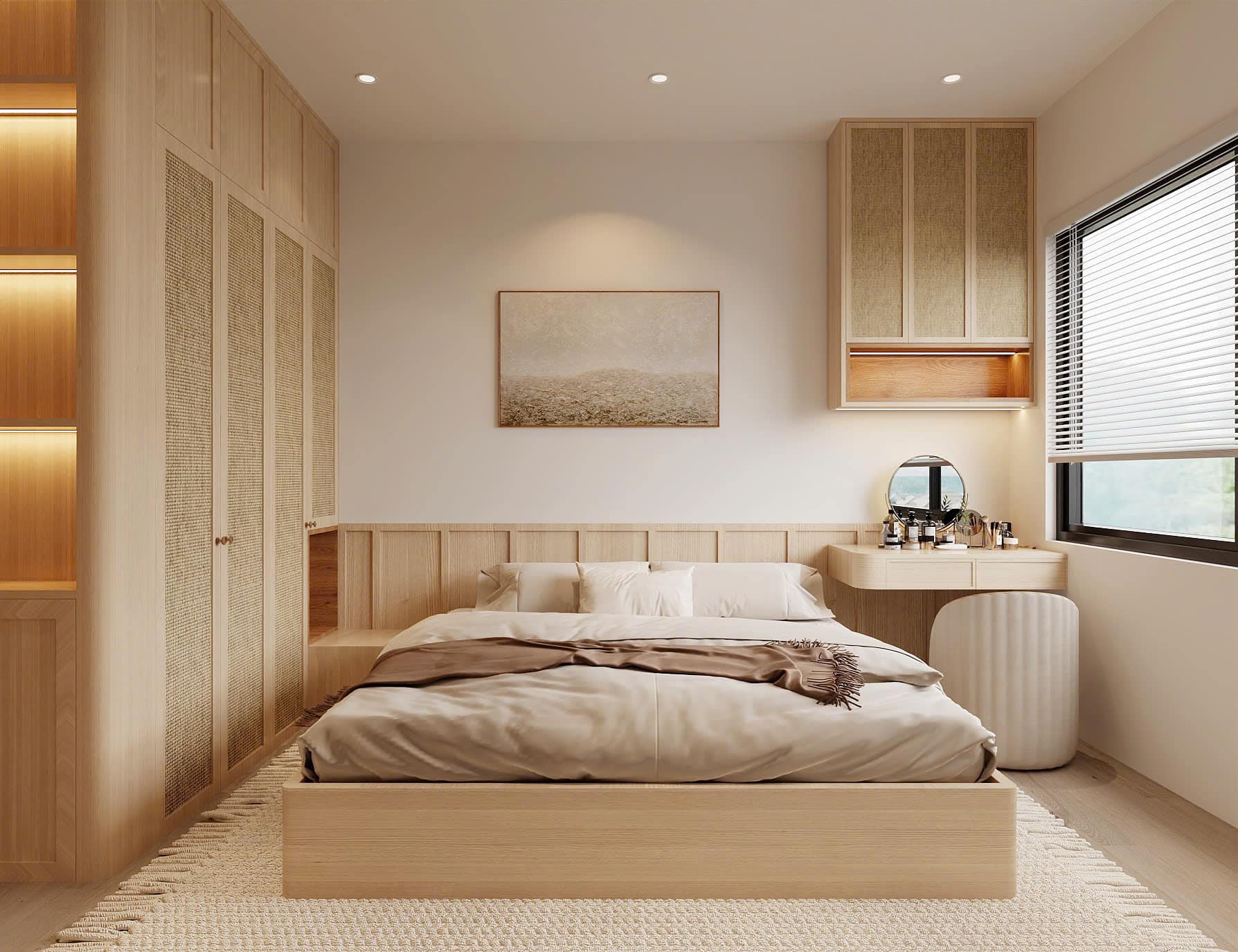 Sống trọn trong không gian đương đại đậm chất Japandi- Ảnh 6.