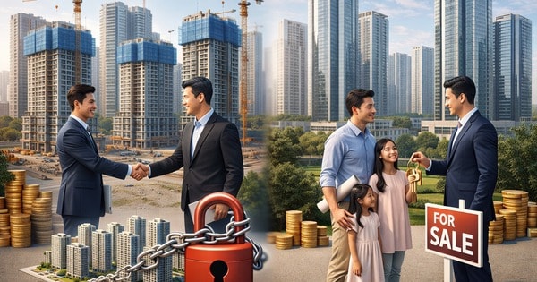 HoREA đề xuất cho phép chủ đầu tư bán nhà hình thành trong tương lai dù chưa giải chấp