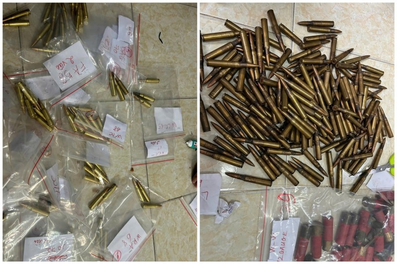 Khám xét khẩn cấp 18 địa điểm, bắt Nguyễn Huỳnh Vũ, thu giữ 21 khẩu súng, hơn 4.000 viên đạn - ảnh 2