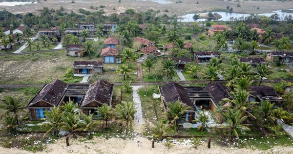 Cảnh nhếch nhác, lãng phí tại dự án resort ven biển, tọa lạc gần sân bay thứ 2 của TP rộng nhất Việt Nam