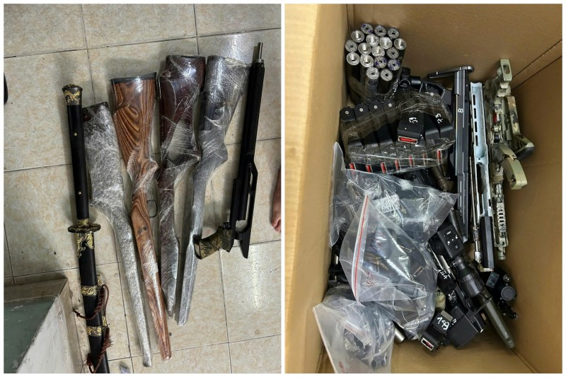 Khám xét khẩn cấp 18 địa điểm, bắt Nguyễn Huỳnh Vũ, thu giữ 21 khẩu súng, hơn 4.000 viên đạn - ảnh 3