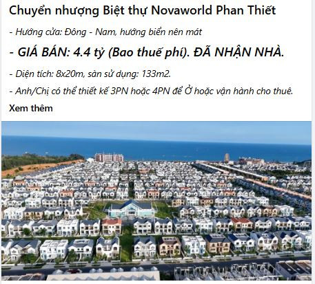 Loạt biệt thự, nhà phố tại đại đô thị nghỉ dưỡng lớn nhất Nam Trung Bộ của Novaland (NVL) đồng loạt 'cắt lỗ'?- Ảnh 5.