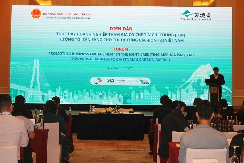 Diễn đàn Thúc đẩy doanh nghiệp tham gia cơ chế tín chỉ chung (JCM) hướng tới sẵn sàng cho thị trường carbon tại Việt Nam