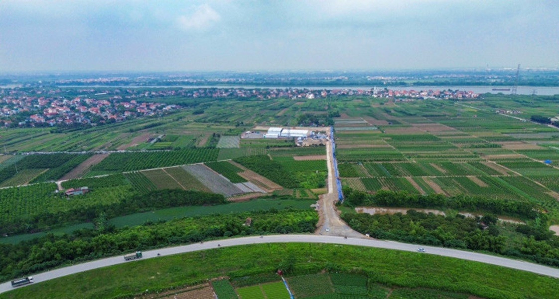 Khu vực thực hiện dự án Khu phức hợp đô thị, du lịch sinh thái và sân golf Khoái Châu. Nguồn ảnh: Internet