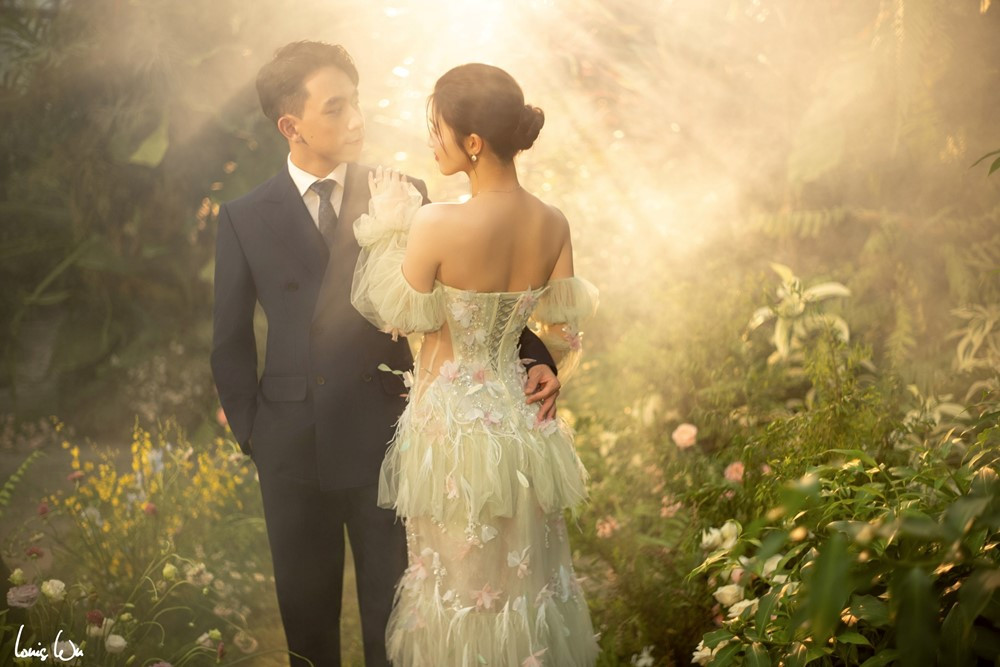 Lộ ảnh cưới 'nét căng' của Á hậu Phương Nhi và chồng thiếu gia trước giờ G - ảnh 2