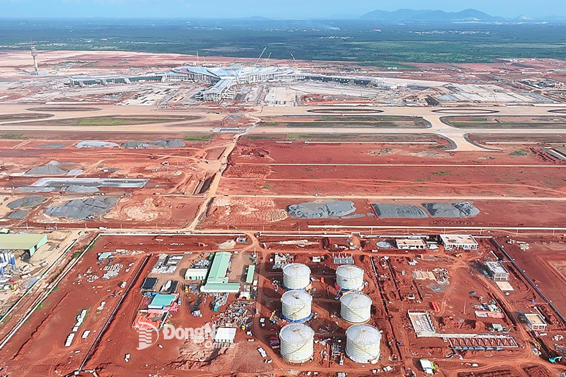 Gói thầu 4.9 tại sân bay Long Thành. Nguồn ảnh: Báo Đồng Nai