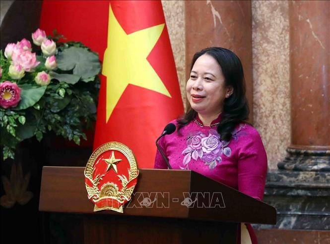 Phó Chủ tịch nước Võ Thị Ánh Xuân. Ảnh: TTXVN. tienphong-231vtax.jpg