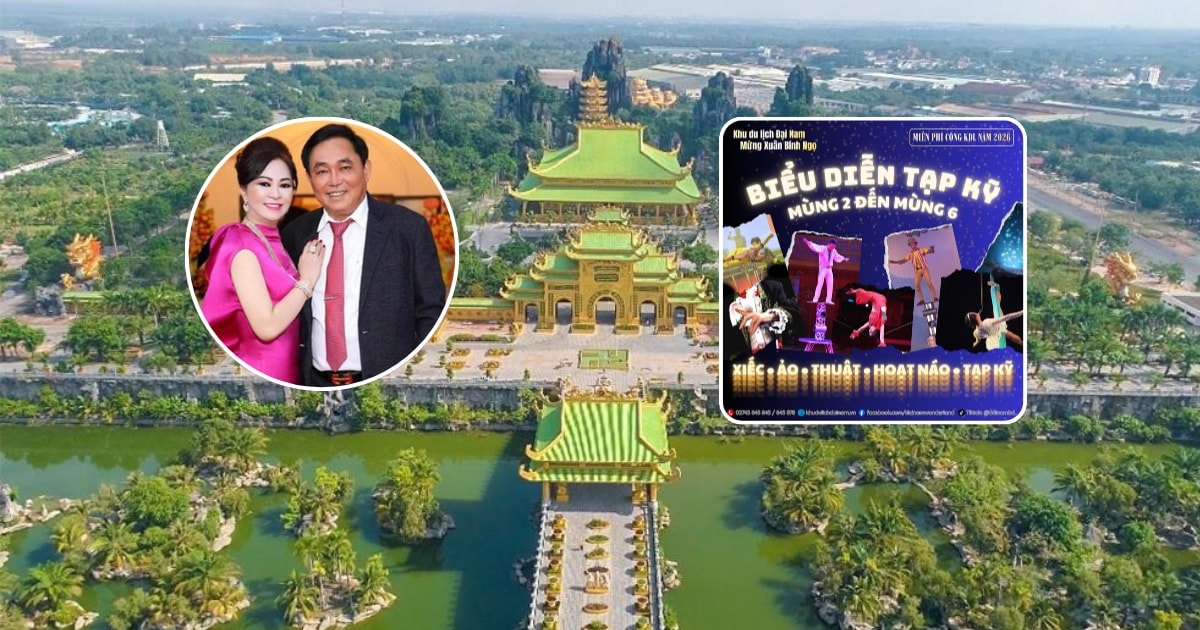 Dịp Tết Nguyên đán, KDL 6.000 tỷ lớn bậc nhất Đông Nam Á của vợ chồng bà Nguyễn Phương Hằng sẽ tung loạt ưu đãi cực đặc biệt