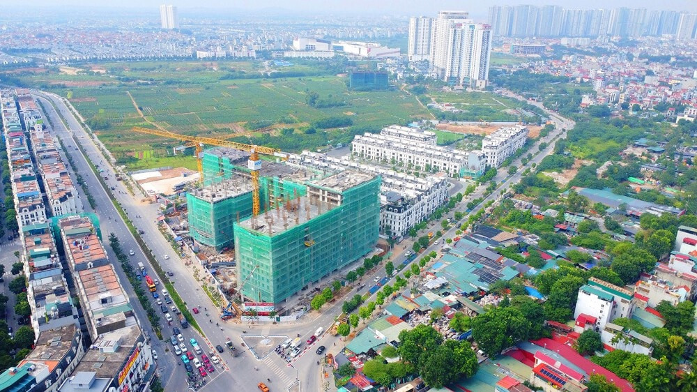 FLC Premier Parc Đại Mỗ hiện sắp cất nóc dự án chung cư cao tầng ở lô CT2 và đang khởi động thêm khu cao tầng ở lô CT1