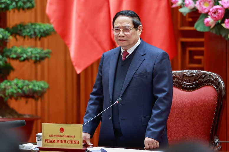 Thủ tướng Phạm Minh Chính tại phiên họp. Nguồn ảnh: Báo Chính phủ Thủ tướng Phạm Minh Chính tại phiên họp. Nguồn ảnh: Báo Chính phủ