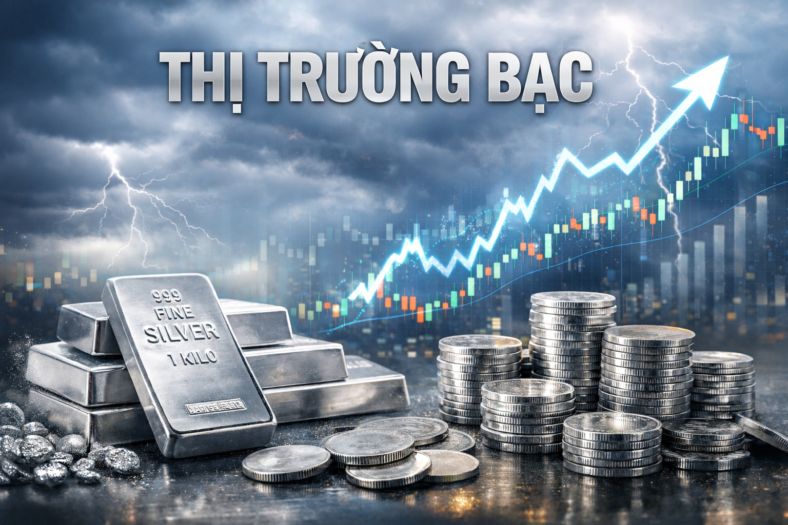 Thị trường bạc vận hành ra sao trong cơn sóng giá?