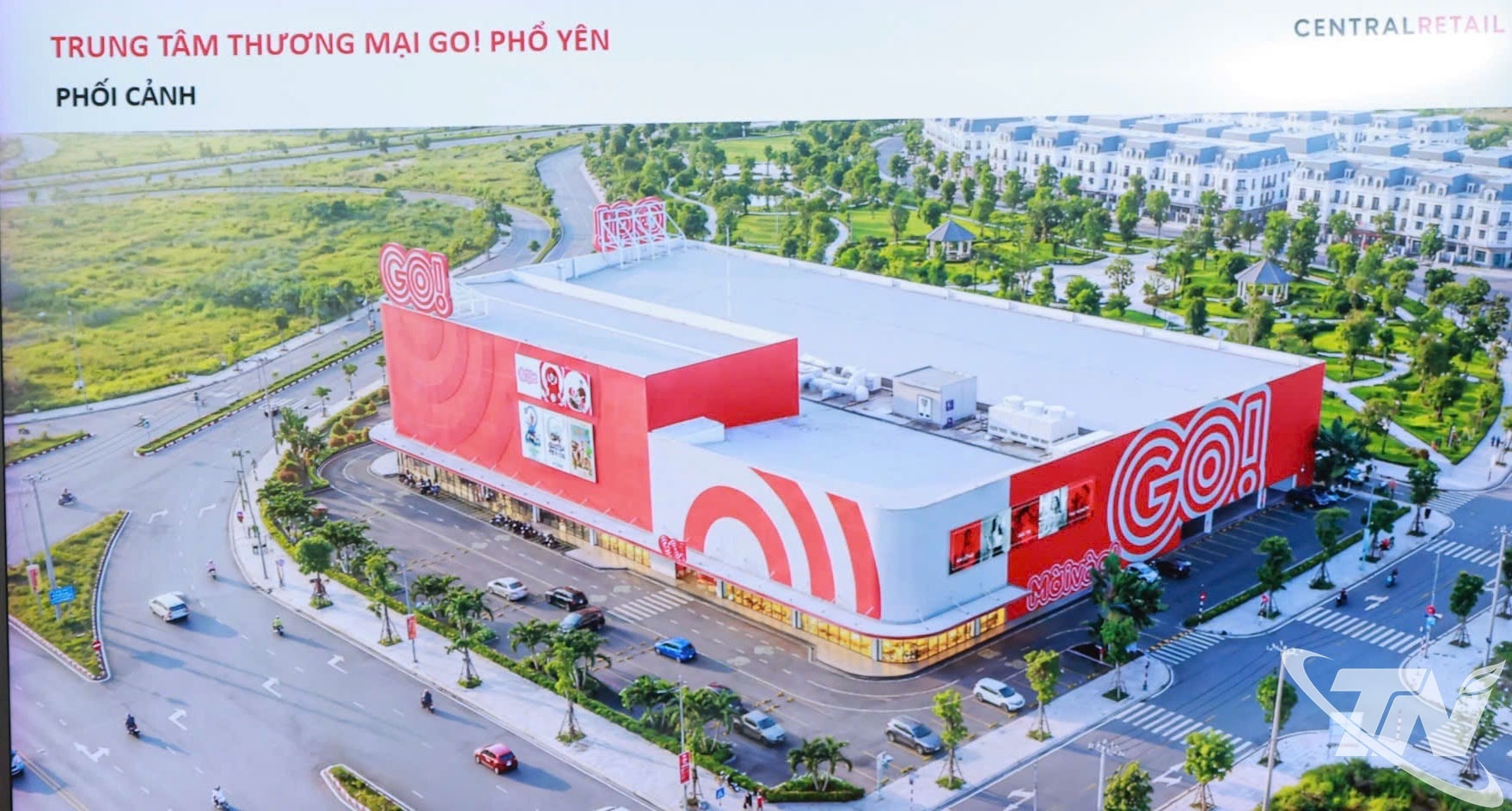 Phối cảnh Trung tâm thương mại Go Phổ Yên. Nguồn ảnh: Báo Thái Nguyên