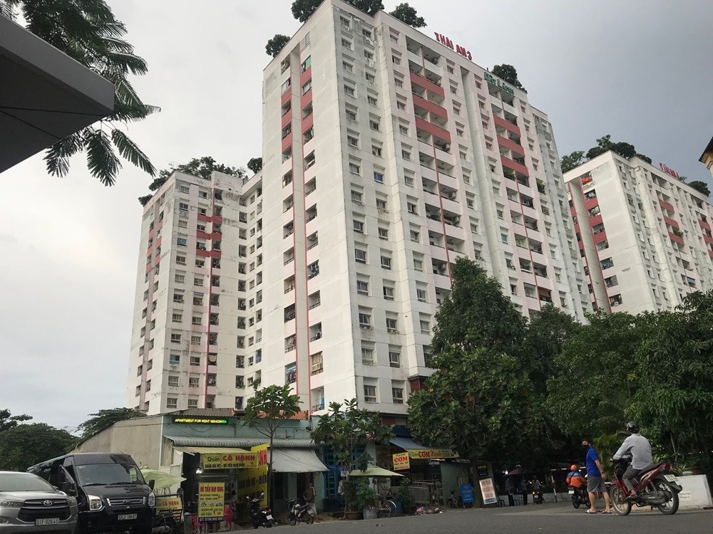 Chủ đầu tư dự án chung cư Thái An 3 - 4 phải nộp tiền sử dụng đất thì cư dân mới được cấp sổ. Ảnh: Trọng Tín. 3.jpg