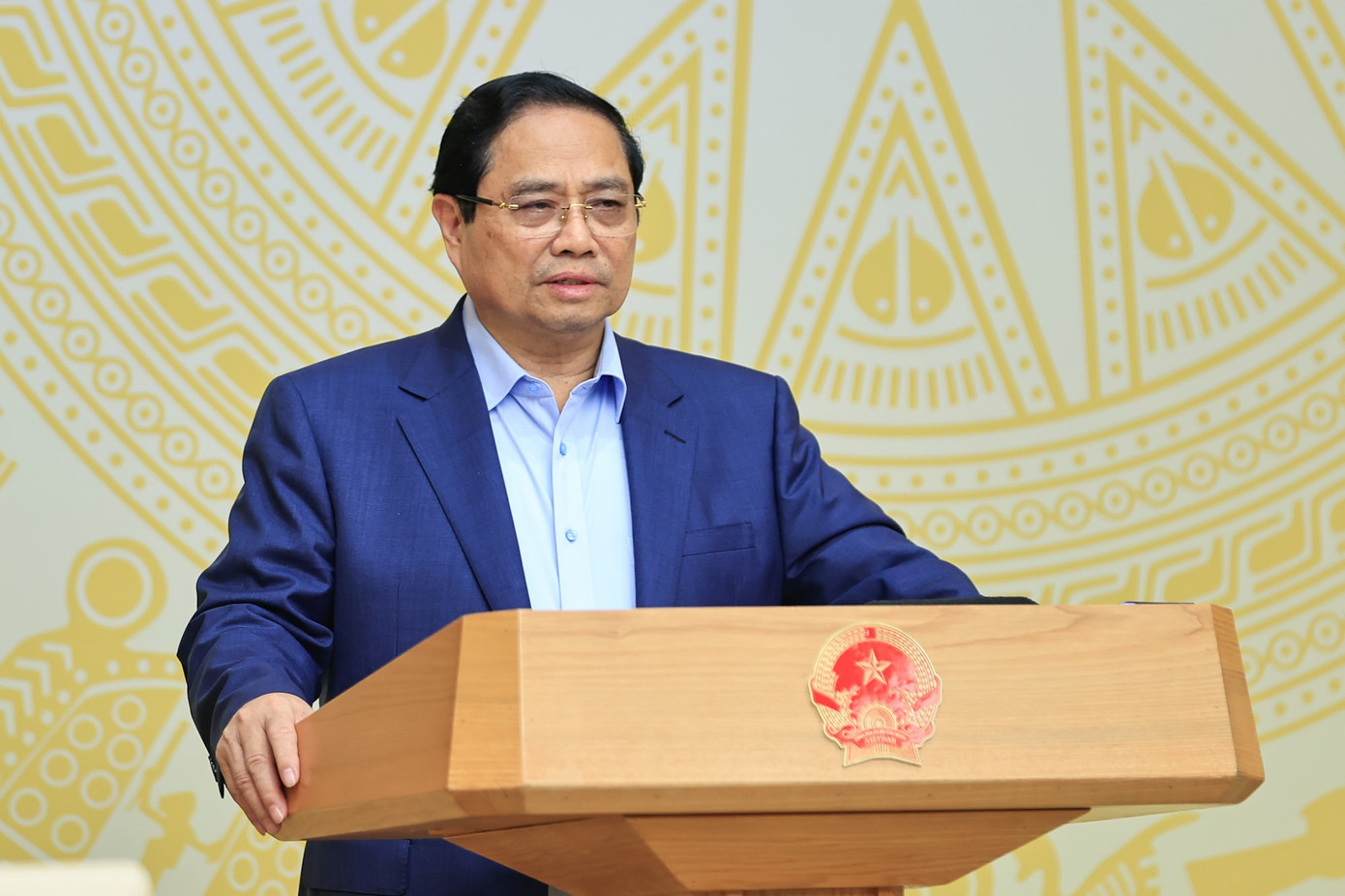 Thủ tướng Phạm Minh Chính phát biểu. Ảnh: VGP 311ttg1.jpg