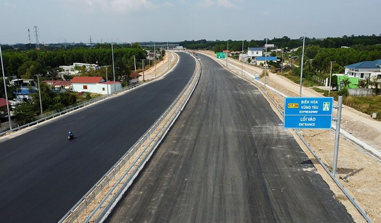 Dự án thành phần 2 cao tốc Biên Hòa - Vũng Tàu. Nguồn ảnh: Báo Chính phủ Dự án thành phần 2 cao tốc Biên Hòa - Vũng Tàu. Nguồn ảnh: Báo Chính phủ