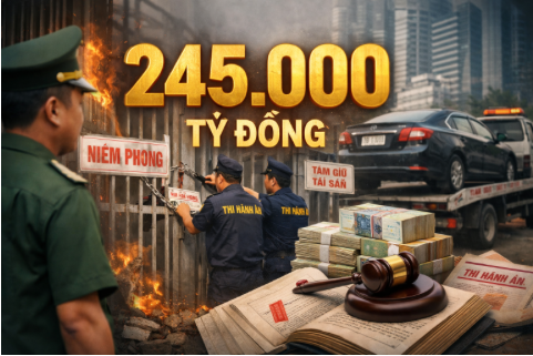 Thi hành án dân sự TP.HCM: Quy mô tiền cần giải quyết đến 245.000 tỷ đồng