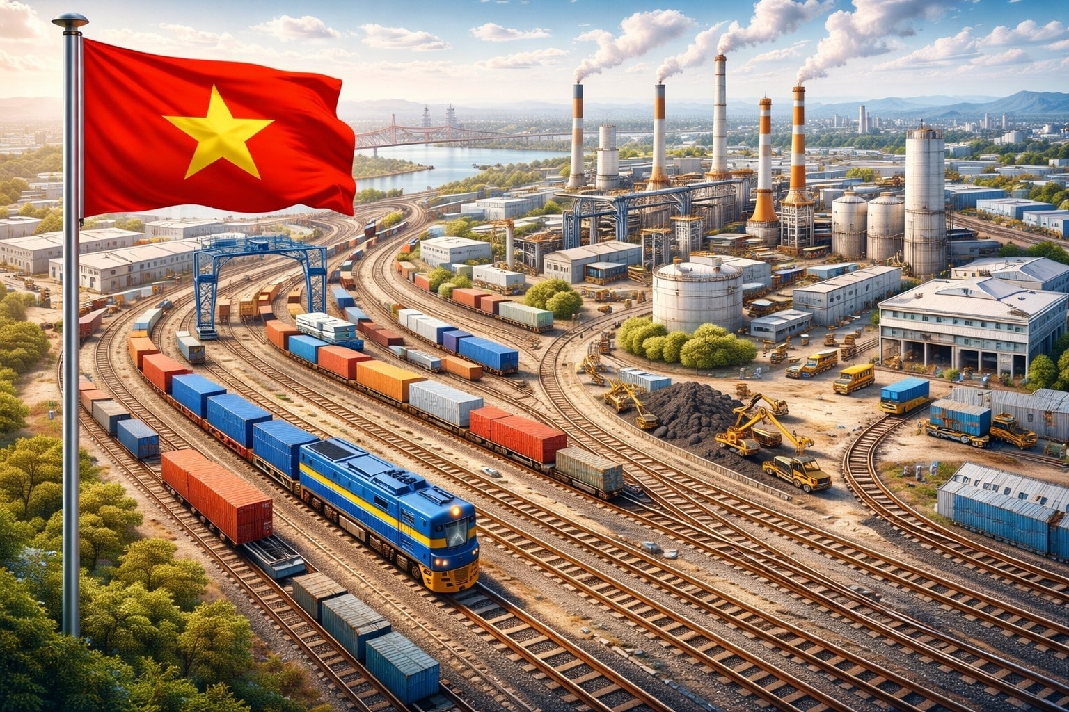 7 ngày tới, siêu tổ hợp công nghiệp đường sắt hơn 17.000 tỷ đầu tiên của Việt Nam buộc phải đạt dấu mốc này- Ảnh 3. 7 ngày tới, siêu tổ hợp công nghiệp đường sắt hơn 17.000 tỷ đầu tiên của Việt Nam buộc phải đạt dấu mốc này- Ảnh 3.