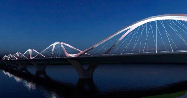 Siêu cầu 16.000 tỷ mang tên danh tướng huyền thoại bắc qua dòng sông biểu tượng của Thủ đô: Thi công xuyên Tết nỗ lực hoàn thành