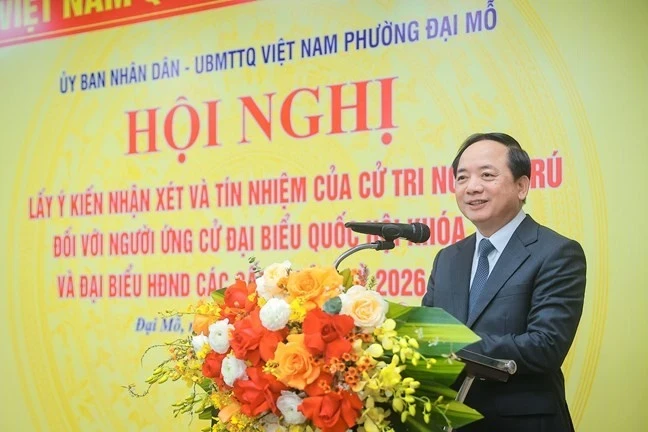 Cử tri nơi cư trú thống nhất giới thiệu ông Trịnh Văn Quyết ứng cử đại biểu Quốc hội