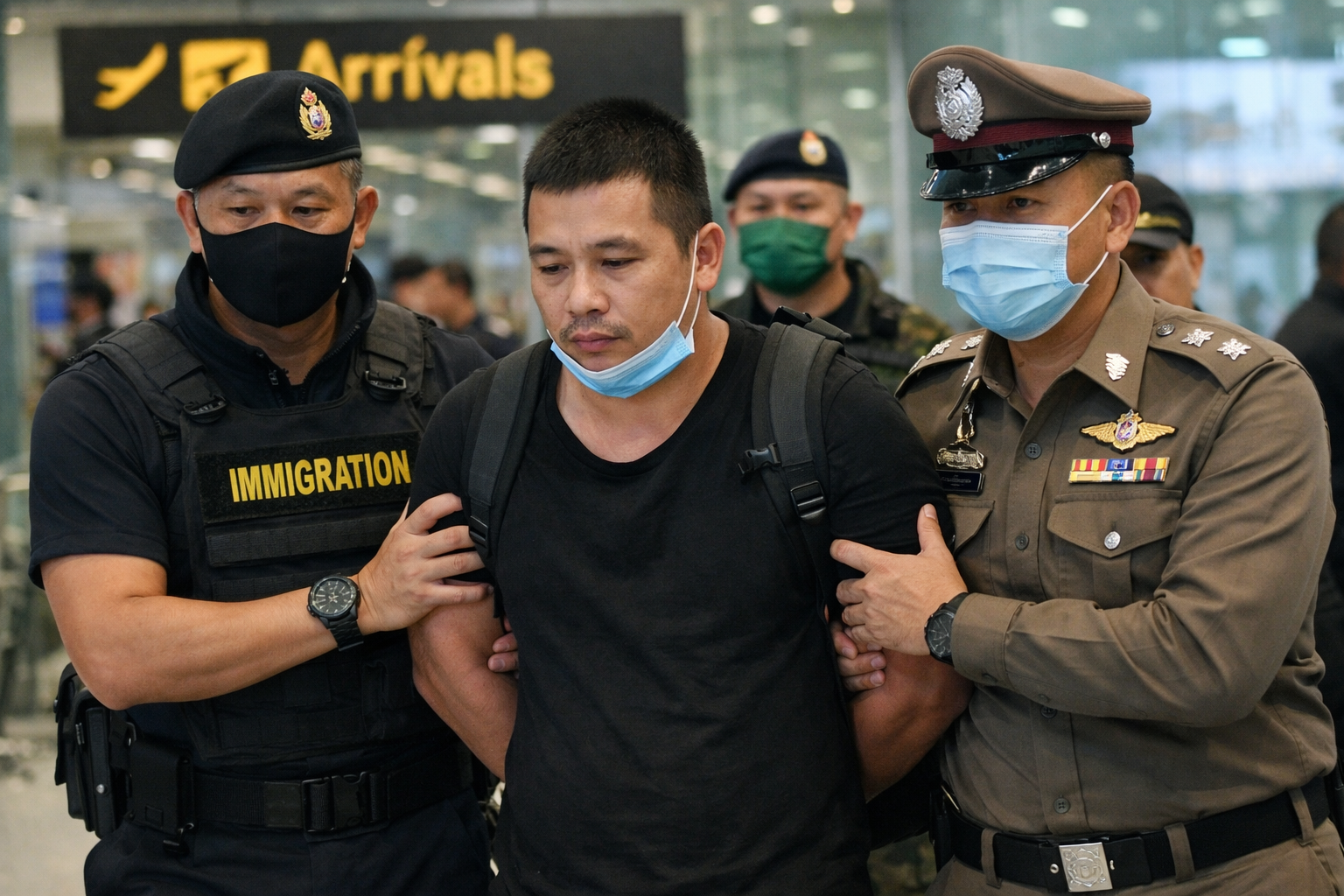 Bắt giữ khẩn cấp một công dân Việt Nam khi quá cảnh tại sân bay Thái Lan