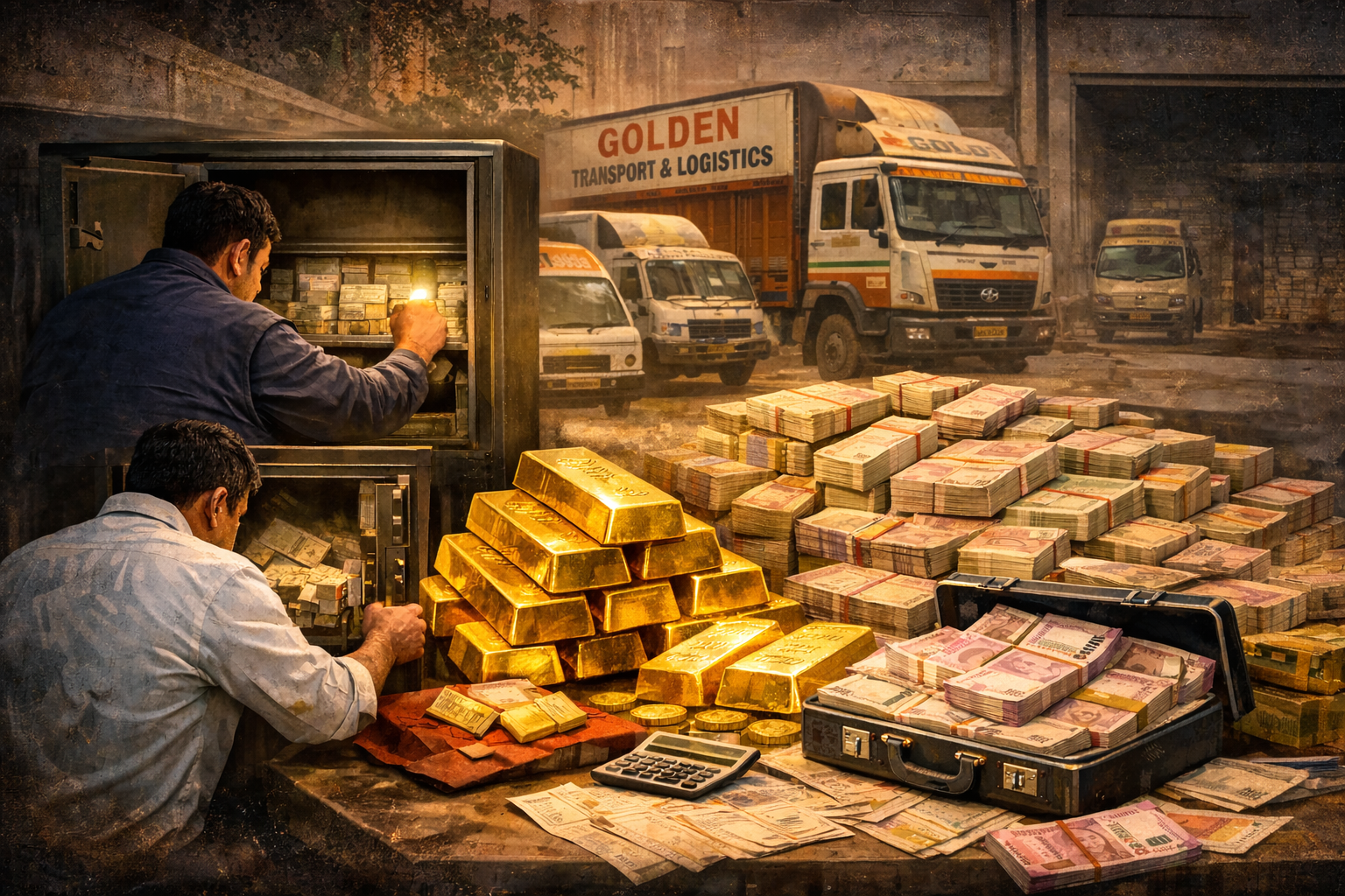 Thu giữ khẩn cấp 22kg vàng, hơn 8 tỷ đồng tiền mặt tại công ty vận tải Thu giữ khẩn cấp 22kg vàng, hơn 8 tỷ đồng tiền mặt tại công ty vận tải