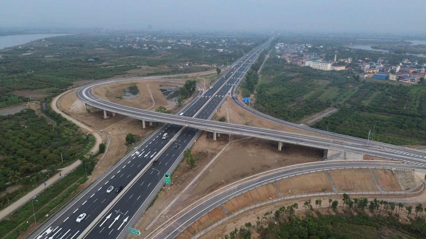 Cầu vượt Thanh Hà. Nguồn ảnh: Kinh Bắc