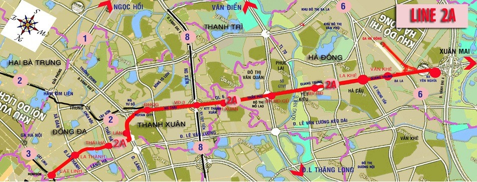 Tuyến đường sắt đô thị đầu tiên của Việt Nam sẽ được nối dài thêm 20km- Ảnh 2. Tuyến đường sắt đô thị đầu tiên của Việt Nam sẽ được nối dài thêm 20km- Ảnh 2.