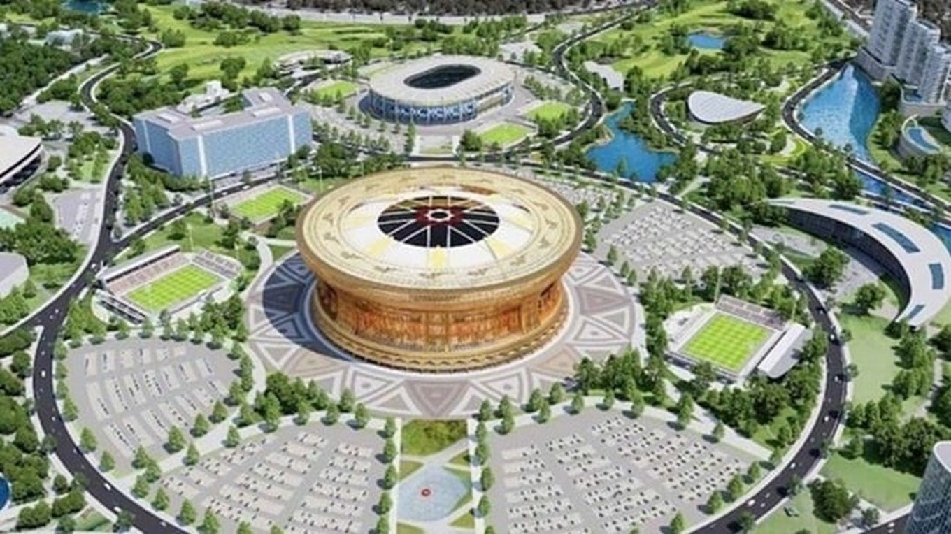 Báo Trung Quốc ngỡ ngàng trước sân vận động khổng lồ của Việt Nam, sắp soán ngôi sân bóng lớn nhất thế giới- Ảnh 3.