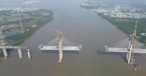 Chỉ vài tháng nữa, chính thức hợp long cây cầu dây văng nối thông miền Đông với miền Tây Việt Nam
