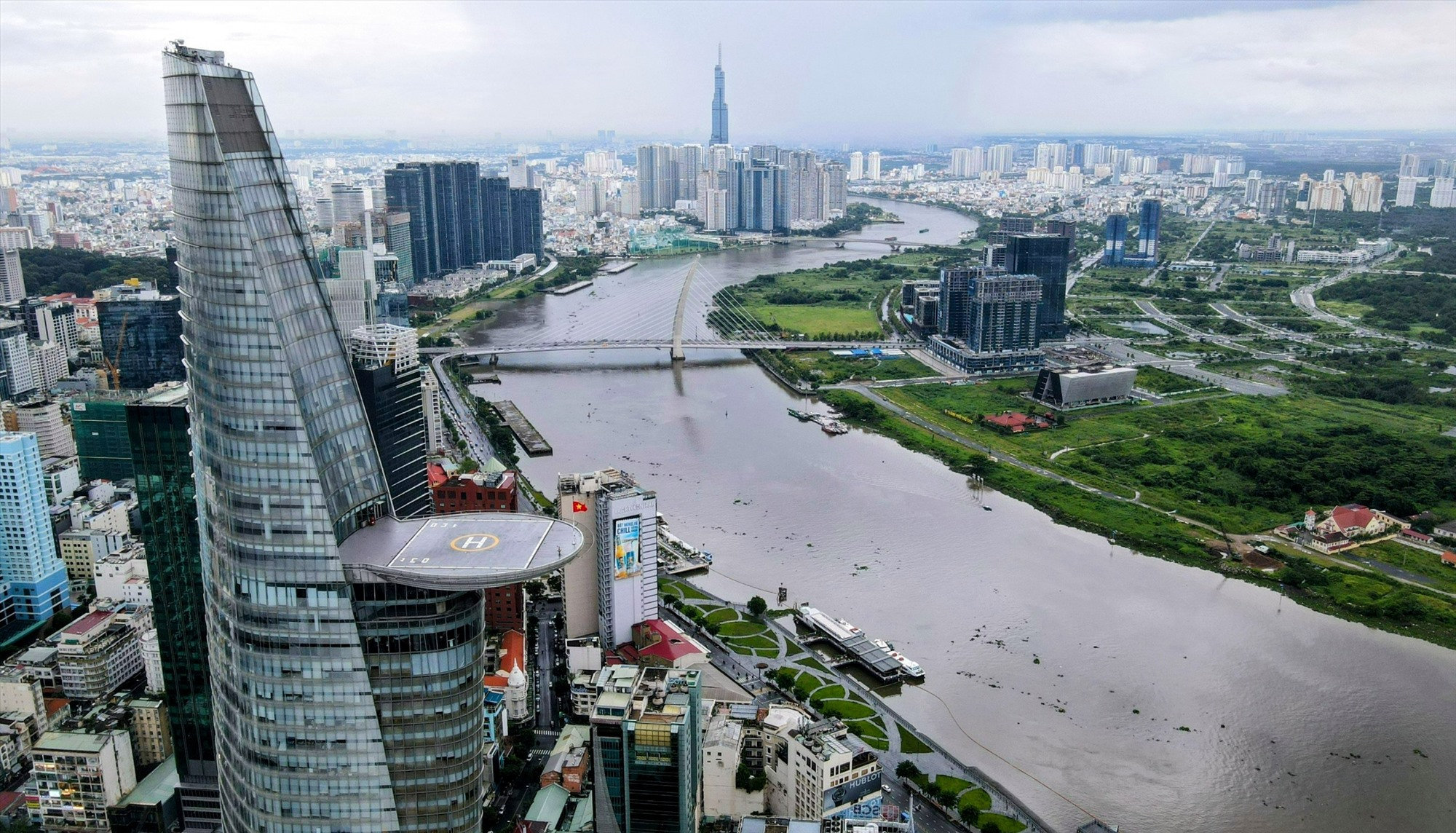 Một góc sông Sài Gòn. Nguồn ảnh: Báo Lao động