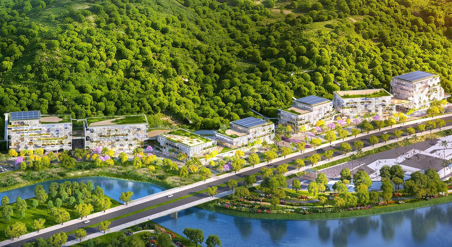 Phối cảnh dự án Trung tâm nghiên cứu Trí tuệ nhân tạo AI tại Gia Lai. Nguồn ảnh: Internet