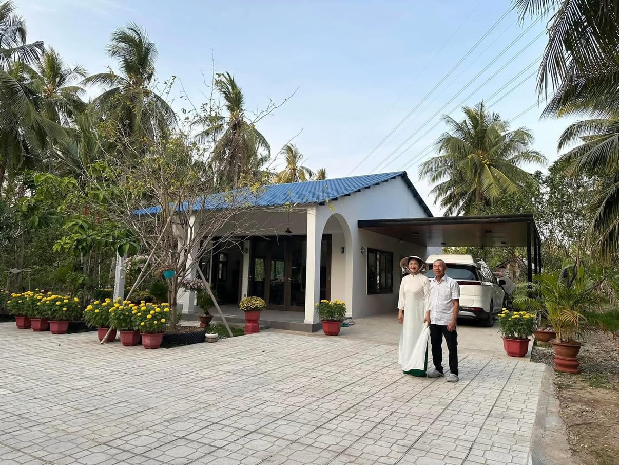 Mái xanh Jeju giữa vườn quê Việt: Khi hai nền văn hóa gặp nhau trong một không gian sống- Ảnh 2. Mái xanh Jeju giữa vườn quê Việt: Khi hai nền văn hóa gặp nhau trong một không gian sống- Ảnh 2.