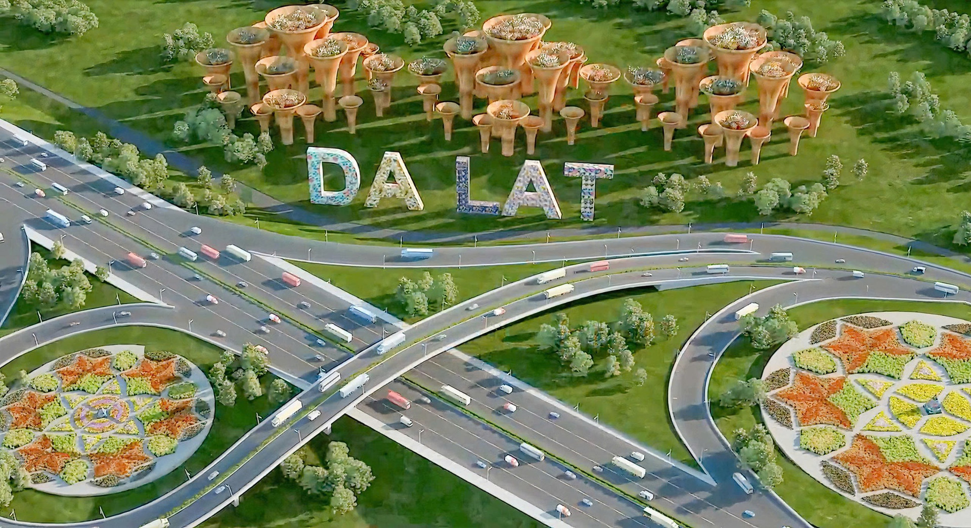 Tuyến cao tốc Bảo Lộc - Liên Khương. Nguồn ảnh: Báo Chính phủ