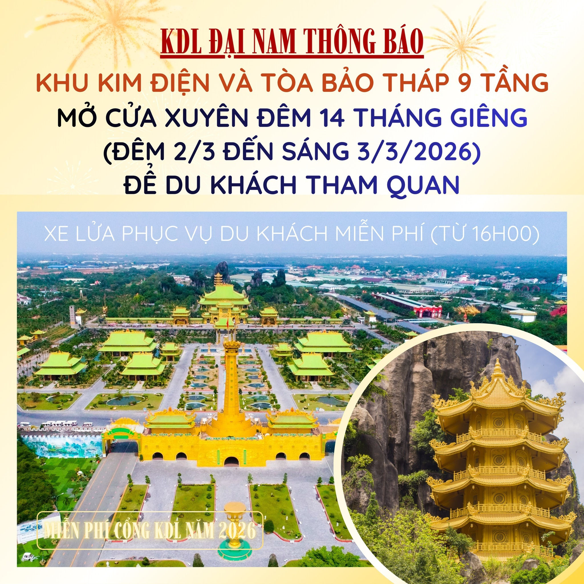 Rằm tháng Giêng, KDL 6.000 tỷ lớn bậc nhất Đông Nam Á của Việt Nam chính thức áp dụng ưu đãi khủng, mở cửa xuyên đêm công trình này!- Ảnh 1. Rằm tháng Giêng, KDL 6.000 tỷ lớn bậc nhất Đông Nam Á của Việt Nam chính thức áp dụng ưu đãi khủng, mở cửa xuyên đêm công trình này!- Ảnh 1.