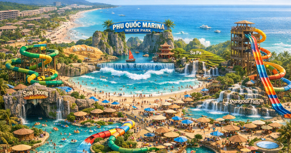 Việt Nam sắp có thêm 1 công viên nước chủ đề với 5 không gian lấy cảm hứng từ Vịnh Hạ Long, Mũi Né, Sơn Đoòng, Sa Pa và thác Pongour