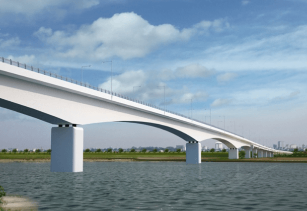 Chỉ 6 tháng nữa, chính thức thông xe cây cầu đầu tiên bắc qua sông Thái Bình nối Bắc Ninh - Hải Phòng- Ảnh 1. Chỉ 6 tháng nữa, chính thức thông xe cây cầu đầu tiên bắc qua sông Thái Bình nối Bắc Ninh - Hải Phòng- Ảnh 1.