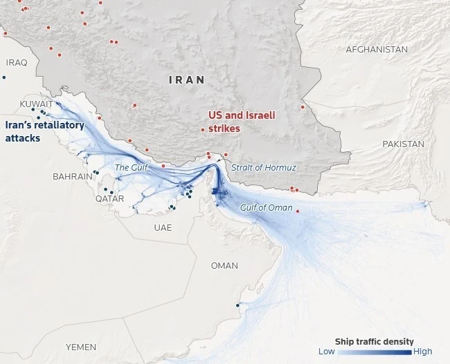 Tình báo Mỹ nói Iran tích 6.000 quả thủy lôi, có thể đe dọa eo biển Hormuz
