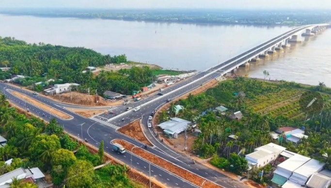 Việt Nam sắp có cây cầu 8.000 tỷ nối thông 2 tỉnh thành miền Tây, xóa bỏ toàn bộ các bến phà lâu đời- Ảnh 2.