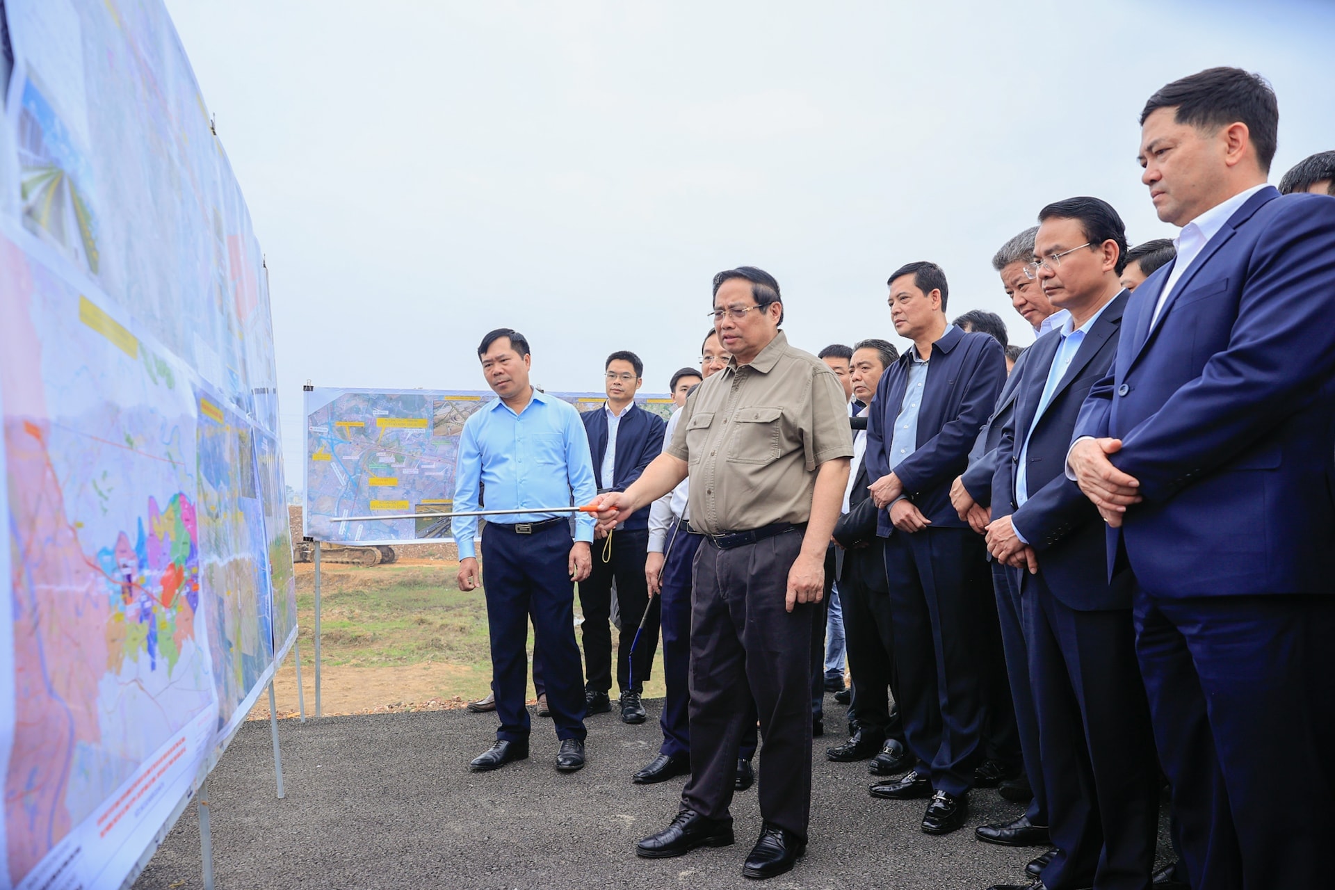 Thủ tướng Phạm Minh Chính trực tiếp thị sát siêu sân bay 196.000 tỷ, nằm trong top 10 thế giới