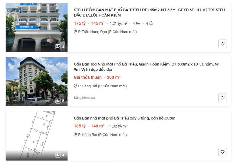 Giá đất trung tâm Hà Nội tiếp tục tăng mạnh, nhiều khu vực đạt trên 1 tỷ/m2- Ảnh 1. Giá đất trung tâm Hà Nội tiếp tục tăng mạnh, nhiều khu vực đạt trên 1 tỷ/m2- Ảnh 1.