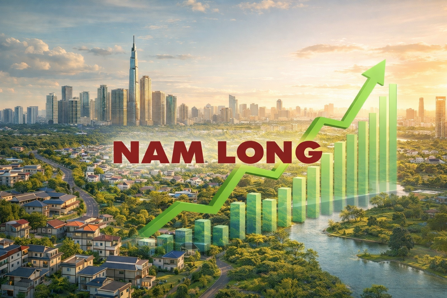 Nam Long bước vào chu kỳ tăng trưởng mới nhờ đô thị vệ tinh, cổ phiếu NLG được kỳ vọng bứt phá 46%