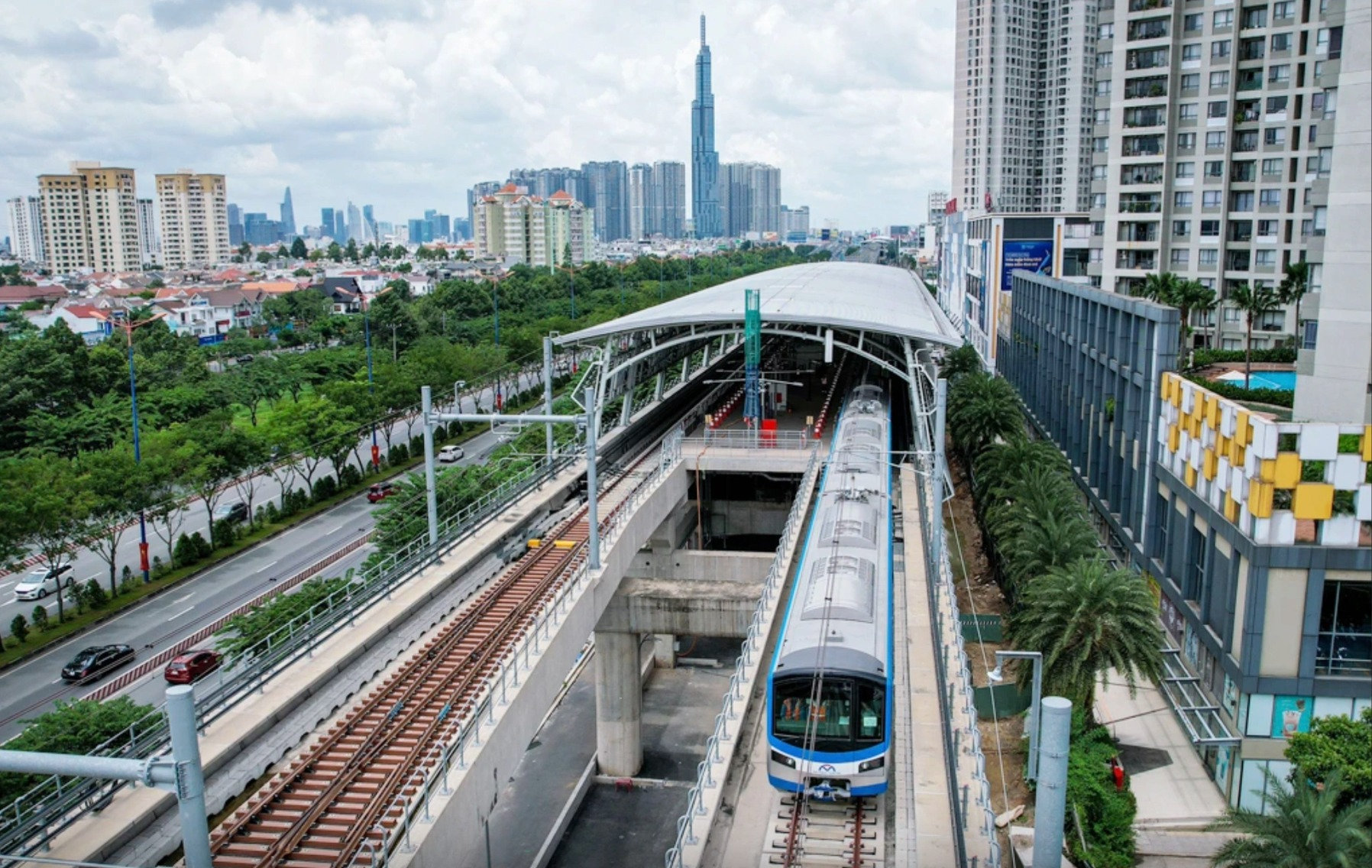 Tuyến Metro Bến Thành - Suối Tiên. Nguồn ảnh: Báo Thanh niên Tuyến Metro Bến Thành - Suối Tiên. Nguồn ảnh: Báo Thanh niên