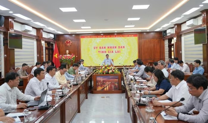 Hình ảnh tại buổi làm việc. Nguồn ảnh: Báo Gia Lai Hình ảnh tại buổi làm việc. Nguồn ảnh: Báo Gia Lai