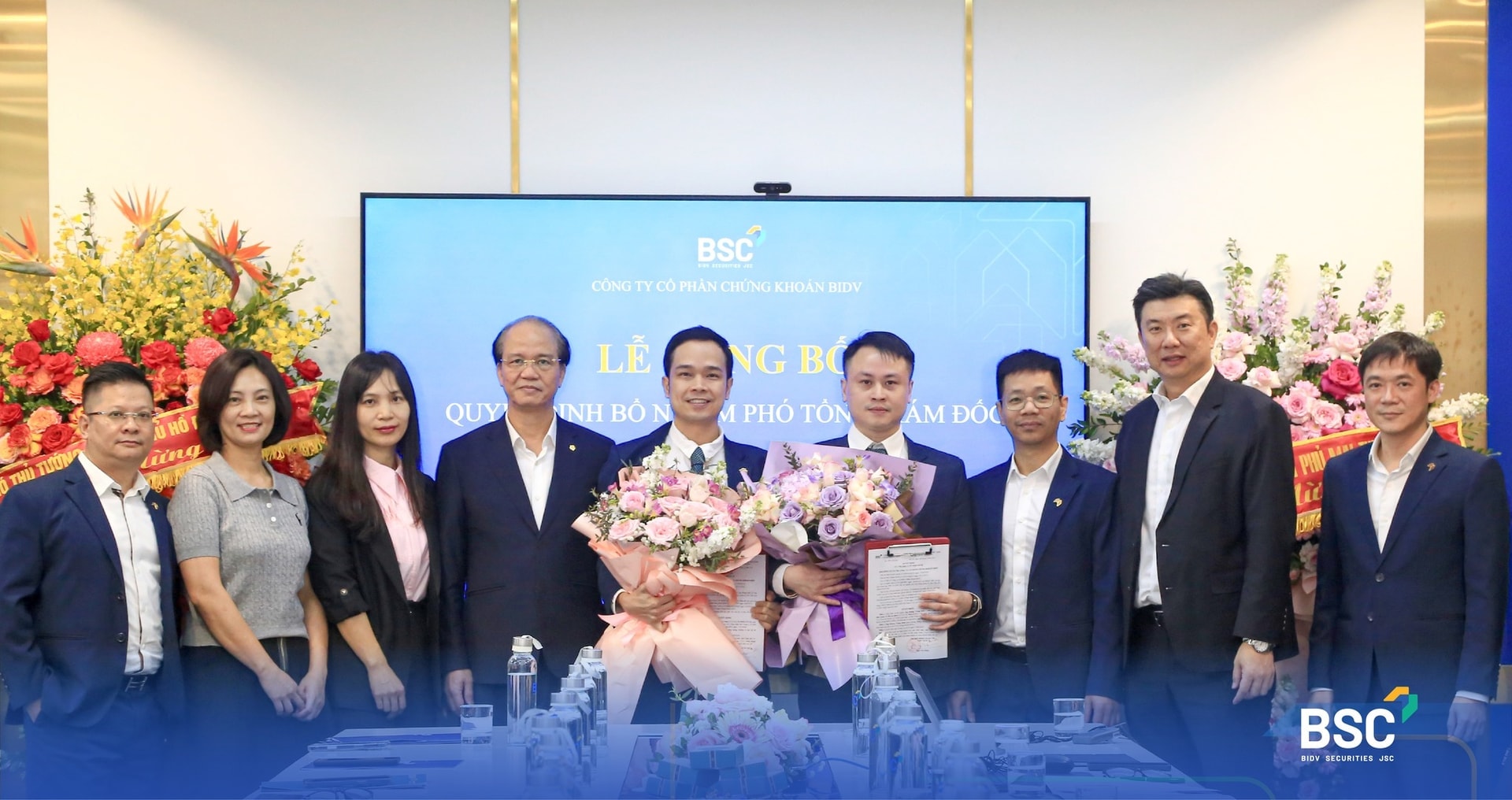 Chứng khoán BIDV (BSC) bổ nhiệm mới 2 Phó Tổng Giám đốc