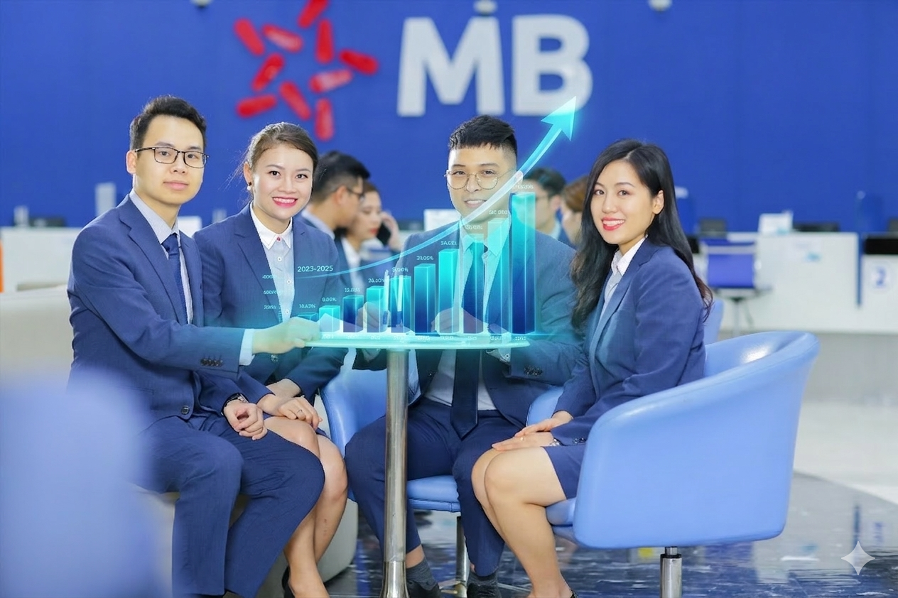 Dẫn đầu tăng trưởng tín dụng nhưng vẫn giữ 'phanh an toàn' tài sản: Bài toán khó đã được MB giải ra sao?