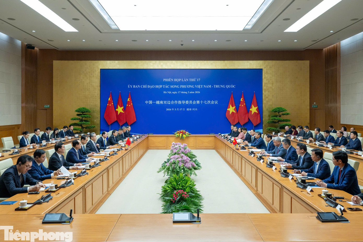 Phiên họp lần thứ 17 Ủy ban chỉ đạo hợp tác song phương Việt Nam - Trung Quốc. Ảnh: Như Ý tp-bl_vuong-nghi-5.jpg