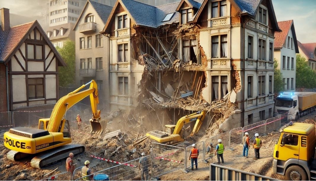 Đào móng nhà mới làm sập nhà hàng xóm, phải bồi thường thế nào?- Ảnh 1.